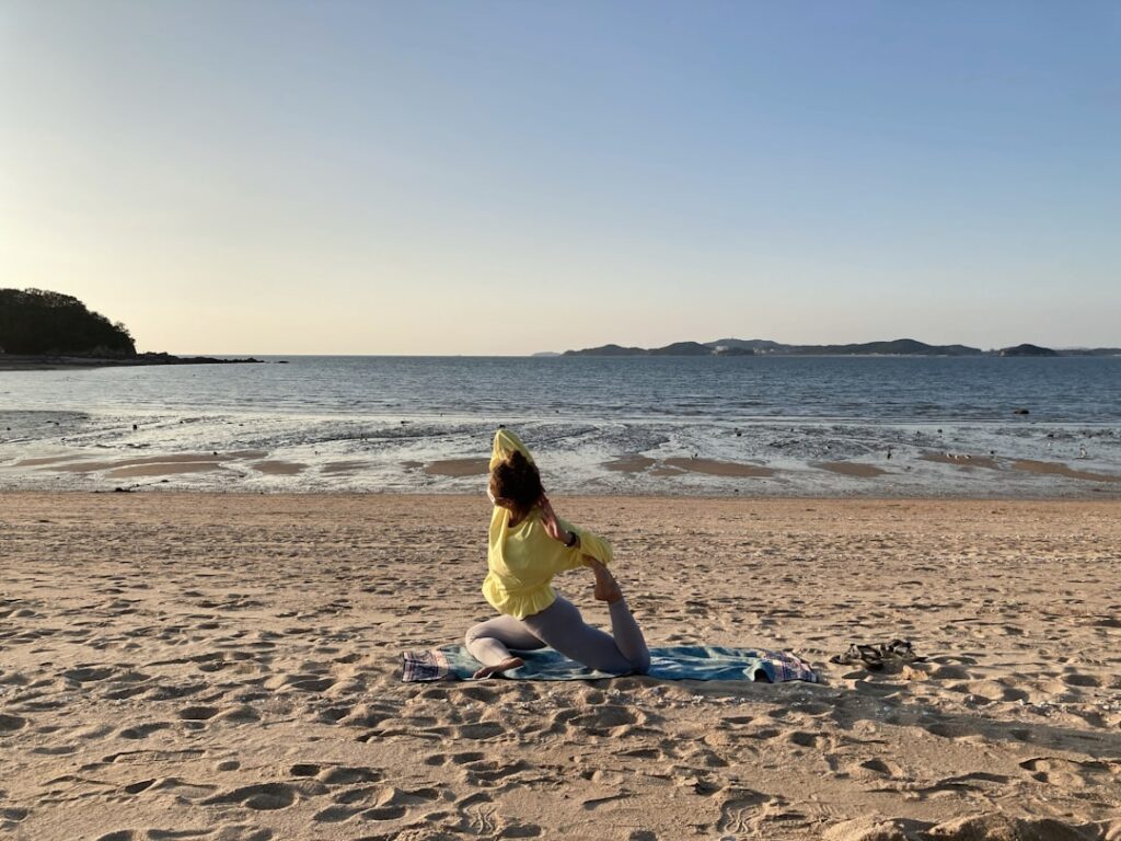 Photo Outdoor yoga