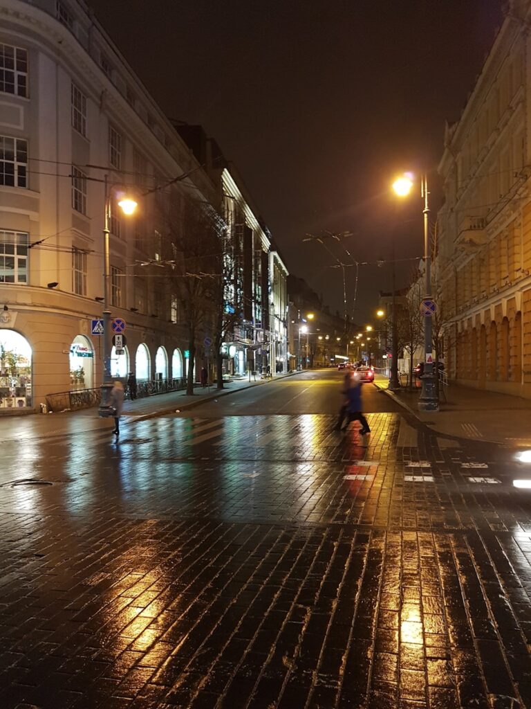 Photo "Night Warsaw – magical walks through illuminated streets"